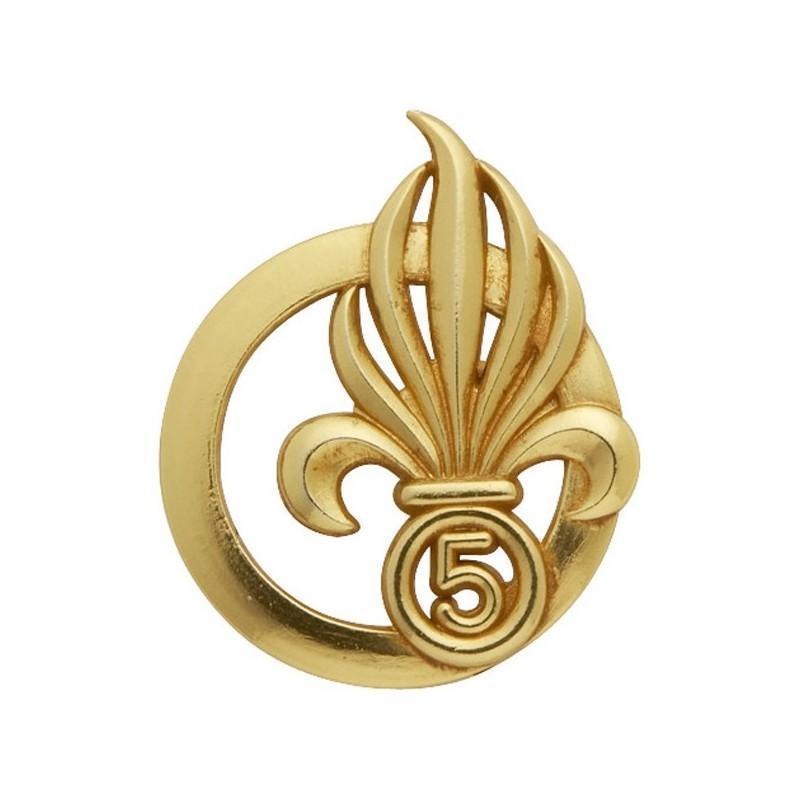 Insigne de béret Or LÉGION 5E REI