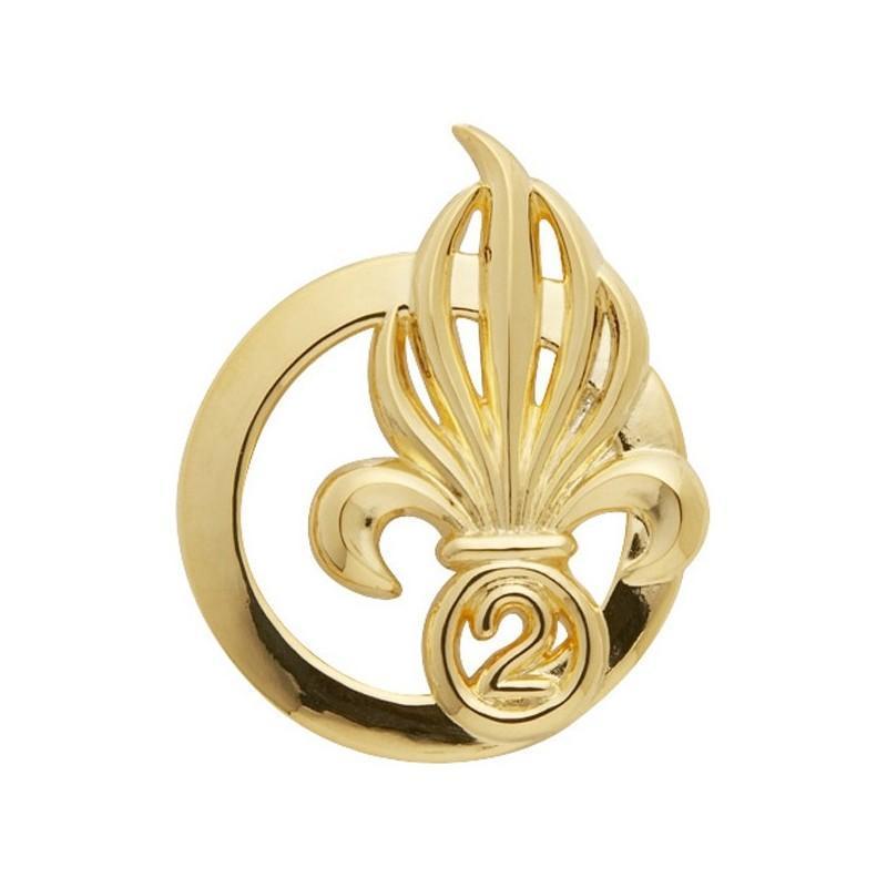 Insigne de béret Or Légion 2E REI