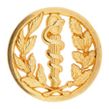 Insigne de béret du Service de santé des armées Boussemart en zamac injecté gravé