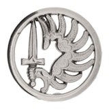 Insigne de béret métropole Boussemart en zamac injecté finition brillante gravure 2D ou 3D
