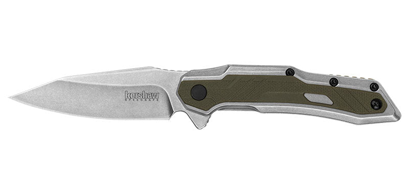 Couteau pliant Kershaw Salvage 1369 acier 8Cr13MoV lame 74 mm fil lisse