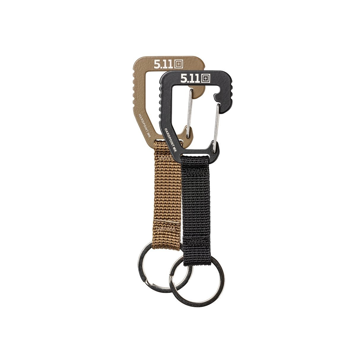 Kit Hardpoint six mousquetons 5.11 Tactical acier boîte de présentation