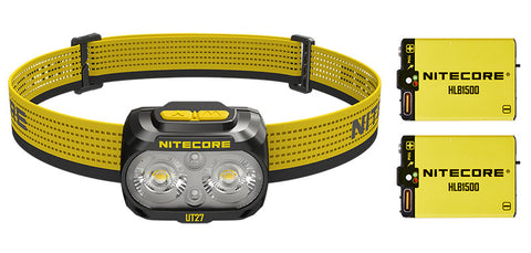 Lampe frontale Nitecore UT27 Pro 800 lumens portée 168 m rechargeable USB-C étanche IP66