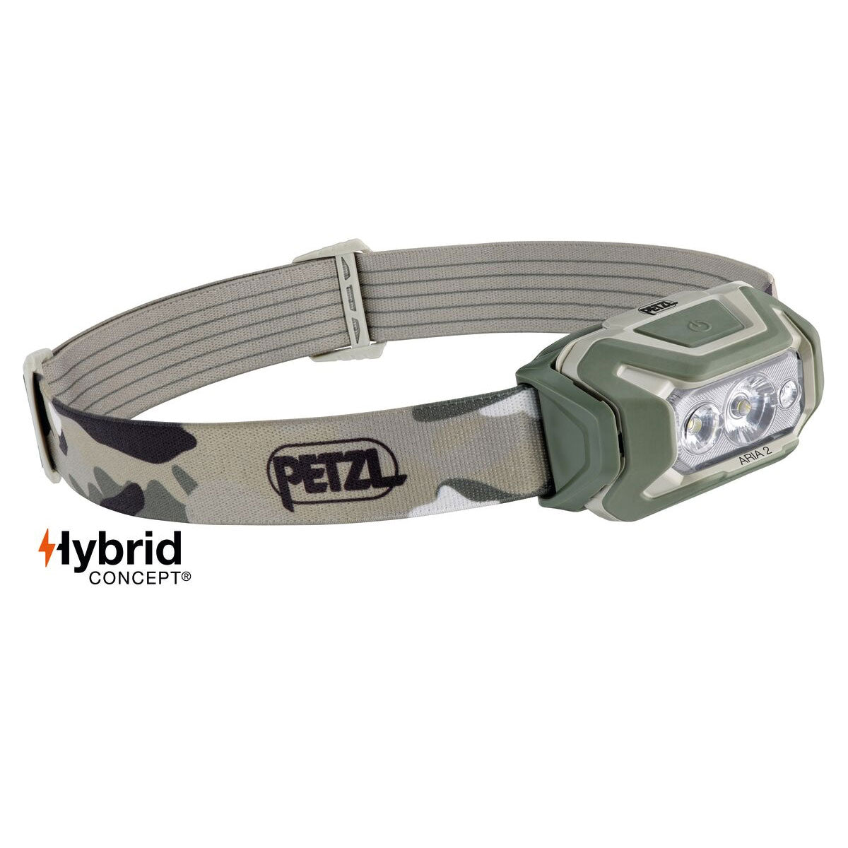 Lampe frontale Petzl ARIA 2 RGB 450 lumens, portée 100 m, étanche IP67