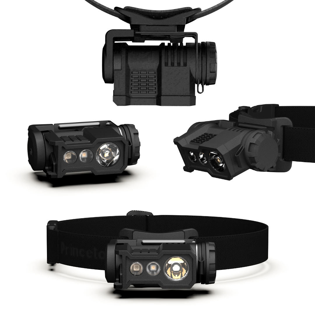 Lampe frontale Princeton Tec Ghost X MPLS 300 lumens infrarouge 940 nm trois platines