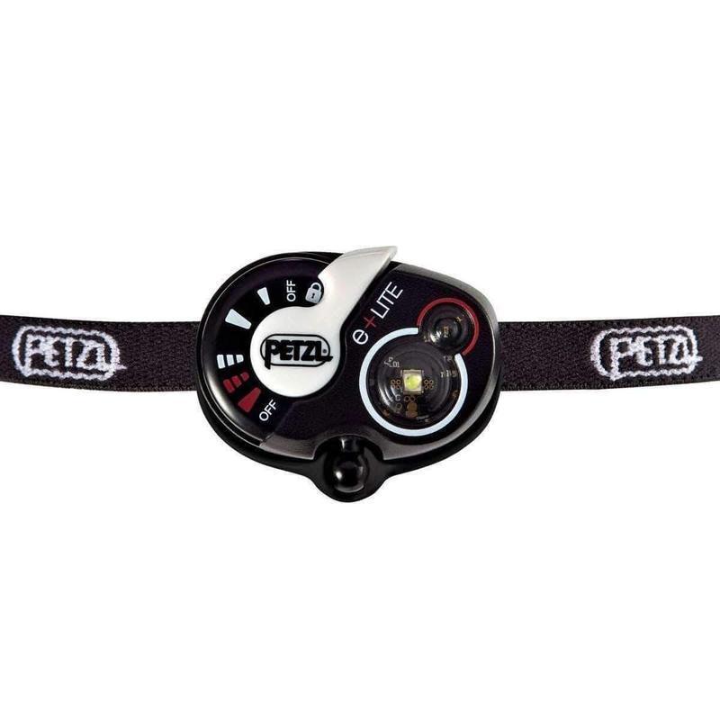 Lampe frontale de secours Petzl e+LITE 40 lumens, 26 g, stockage 10 ans
