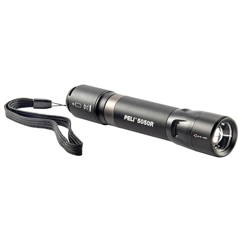 Lampe torche Peli 5050R LED rechargeable 883 lumens, portée 201 m, 164 g