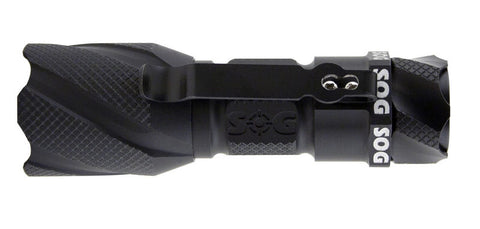 Lampe torche SOG Dark Energy 130 g pour éclairage embarqué fixation dédiée