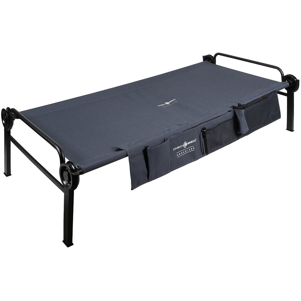 Lit de camp avec rangements pour 2 adultes - Disc-O-Bed L