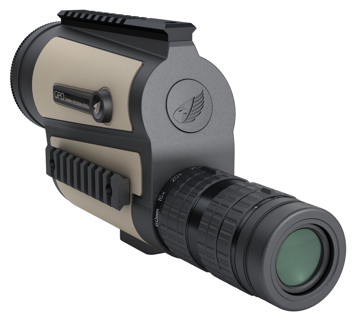 Longue-vue GPO Tactical 15-45x60 grossissement 15-45 x 60 mm champ 60 - 20 m à 1000 mètres