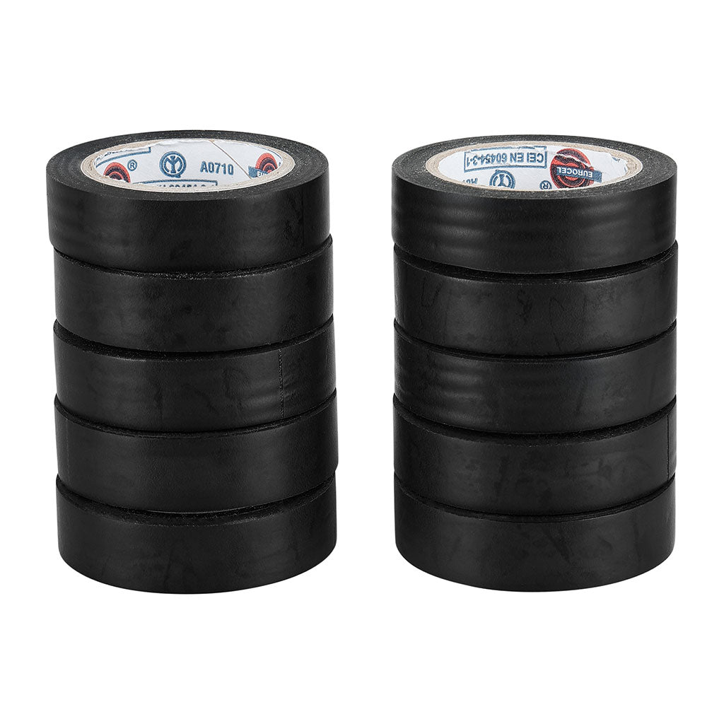 Lot de 10 rouleaux de ruban adhésif Ares 15 mm x 10 m pour marquage et repérage