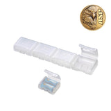 Lot de 4 boîtiers de rangement ASP Link Case pour 2 piles lithium CR123A chacun