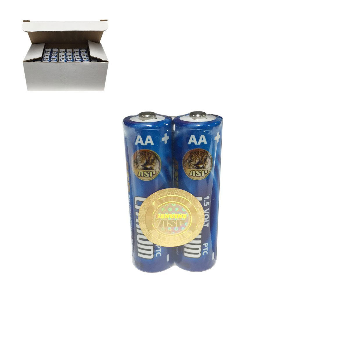 Lot de 50 piles lithium AA ASP 1,5 V à protection thermique PTC et évent de sécurité