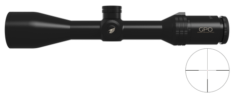 Lunette GPO Spectra 6X 2-12x50 grossissement 2-12 x 50 mm champ 21 m - 3,5 m à 100 mètres