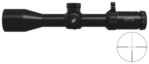 Lunette GPO Spectra 8X 2-16x44 grossissement 2-16 x 44 mm champ 19,4 m - 2,4 m à 100 mètres