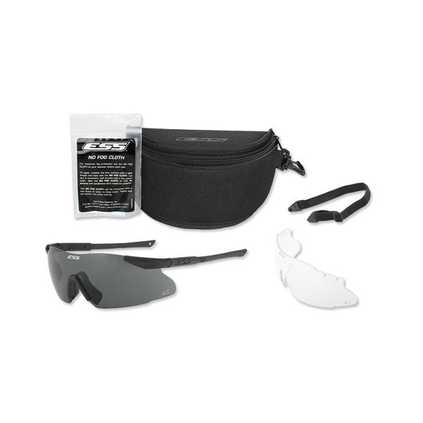Lunettes balistiques ESS ICE écrans interchangeables écartement branches 14 cm