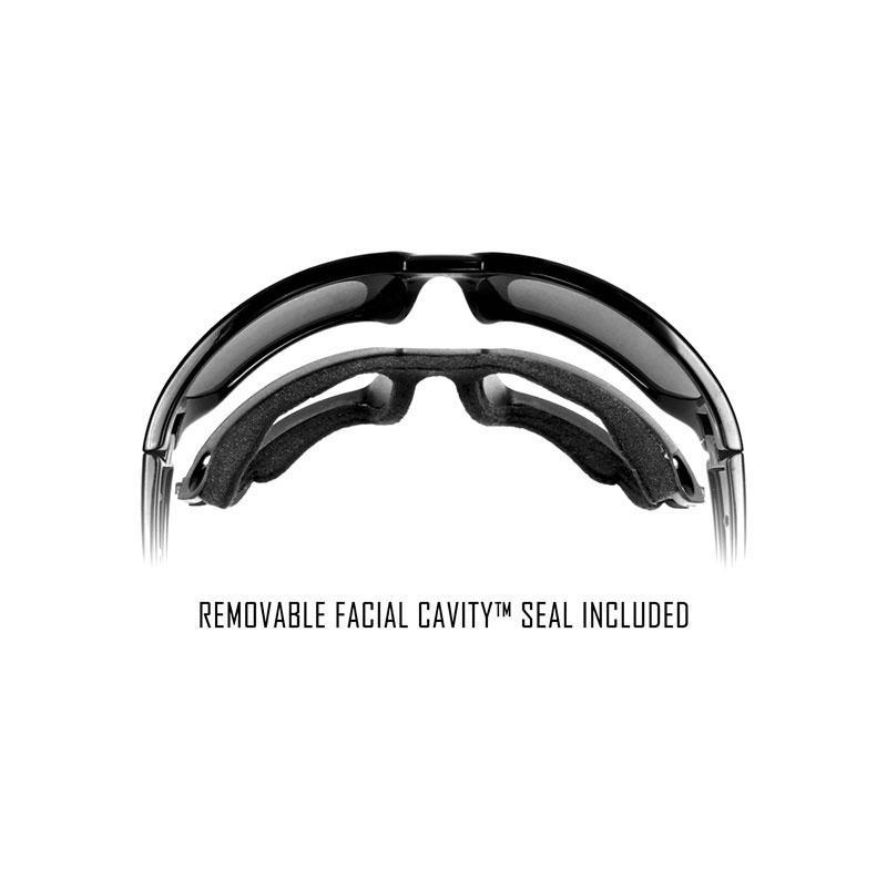 Lunettes balistiques Wiley X WX Gravity EN.166F avec joint facial amovible