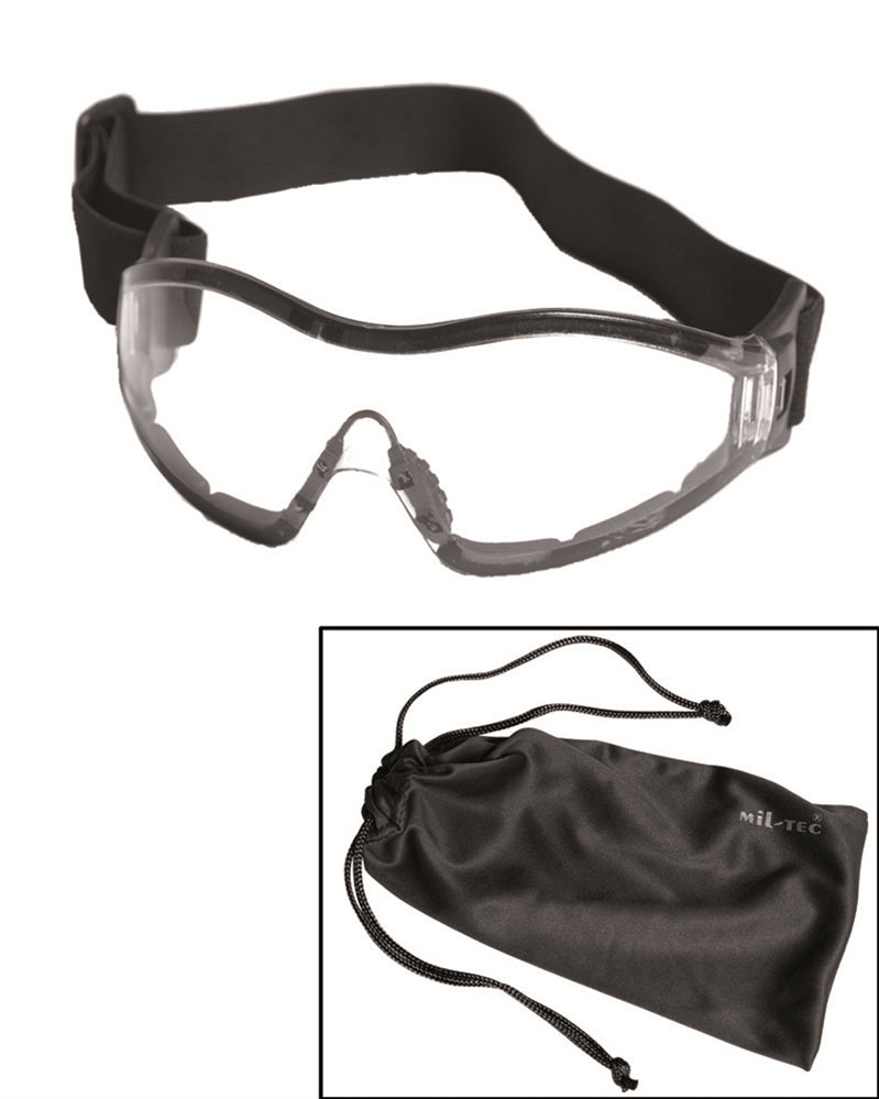 Lunettes de protection Mil-Tec Para en polycarbonate avec bande réglable