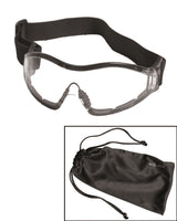 Lunettes de protection Mil-Tec Para en polycarbonate avec bande réglable