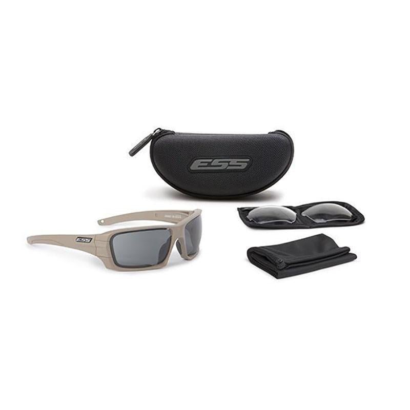 Lunettes de protection balistique ESS Rollbar à écrans interchangeables Lens Gate certifiées ANSI Z87.1
