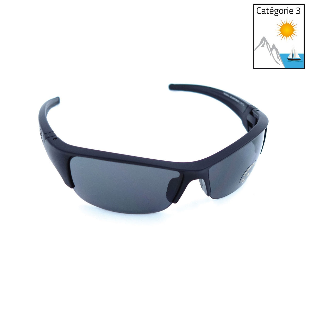 Lunettes de soleil monture TR90 verres 2 mm antibuée et traités antirayures
