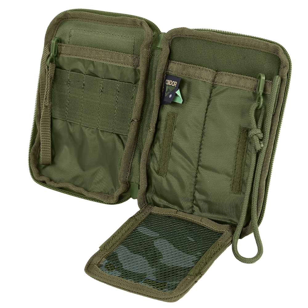 Pochette multi-usages Condor Pocket Pouch trois poches internes et porte-cartes