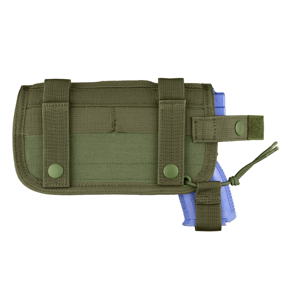 Holster Condor HT à montage horizontal MOLLE canon jusqu'à 127 mm lampe admise