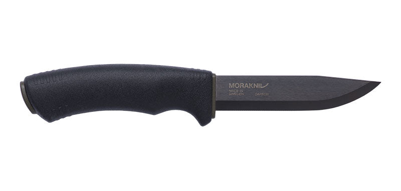 Couteau à lame fixe Morakniv Bushcraft BlackBlade carbone lame 109 mm de 3,2 mm revêtue