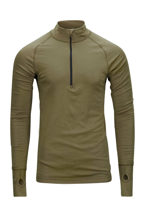 Maillot de corps col à glissière 3/4 Brynje Arctic laine mérinos 220 g/m² double épaisseur