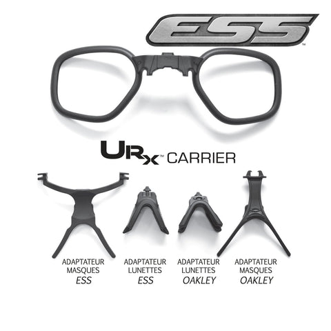 Monture correctrice U-Rx ESS en nylon, deux jeux de pièces nasales et adaptateurs