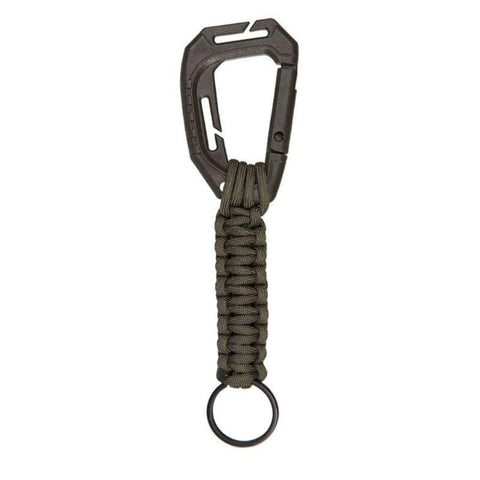 Mousqueton Mil-Tec porte-clés paracord 20,5 cm POM MOLLE (non certifié escalade)
