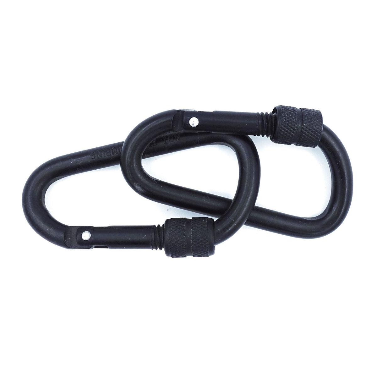 Mousquetons OPEX aluminium à vis de sécurité lot de 2 en 6 cm ou 8 cm au choix