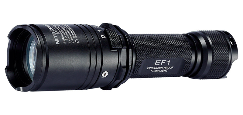 Lampe torche Nitecore EF1 830 lumens portée 270 m étanche IP54 autonomie jusqu'à 150 h