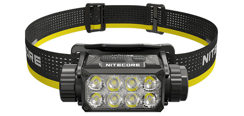 Lampe frontale Nitecore HC75 UHE 3 000 lumens portée 192 m rechargeable USB-C étanche IP68