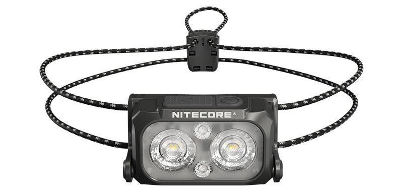 Lampe frontale Nitecore NU25 UL MCT 400 lumens portée 132 m rechargeable USB-C étanche IP66