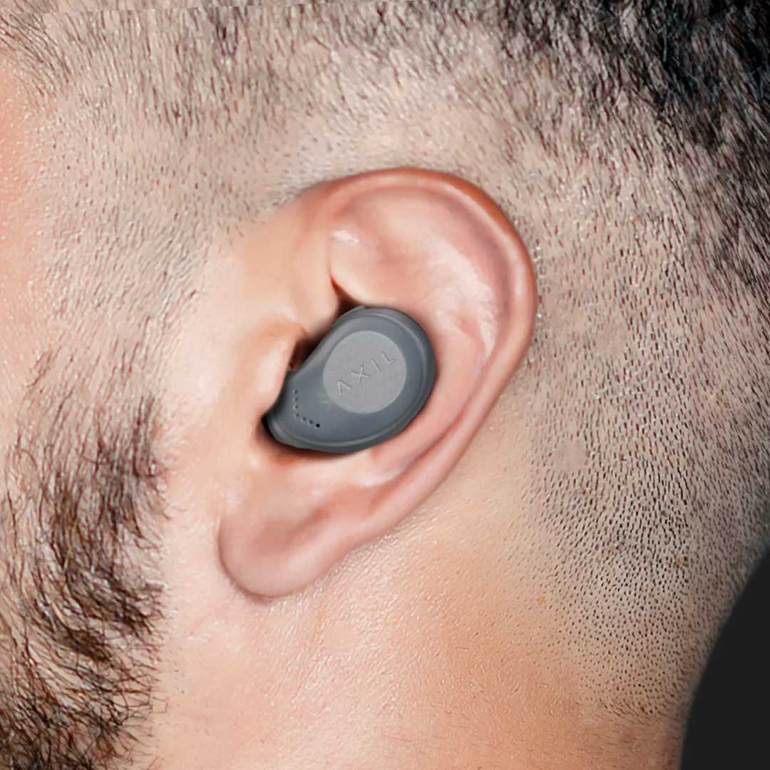 Oreillettes de protection auditive AXIL XCOR 27 à 29 dB SNR commande tactile recharge USB-C