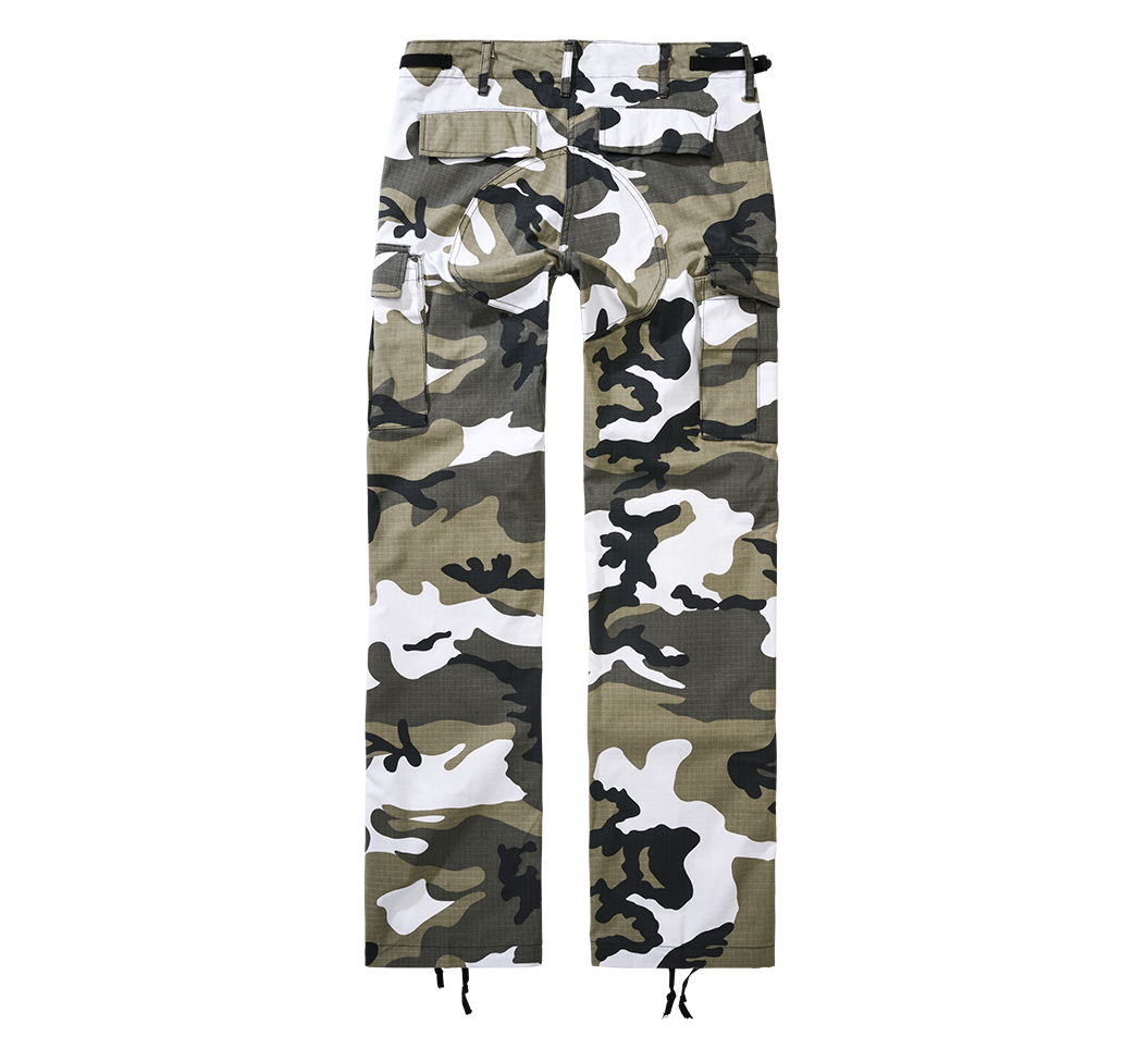 Pantalon Brandit BDU coupe femme en coton ripstop déperlant genoux et assise renforcés