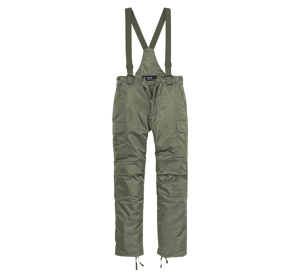 Pantalon chaud Brandit Thermo Next Generation nylon bavette amovible et six poches