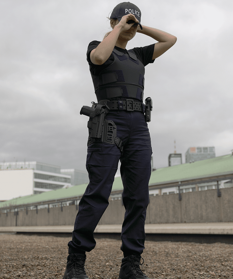 Pantalon de service GK Pro coupe femme pour forces de l'ordre en polyamide
