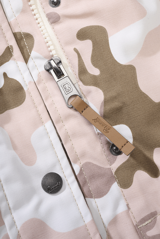 Parka Brandit Marsh Lake coupe femme à pans longs doublure matelassée et peluche