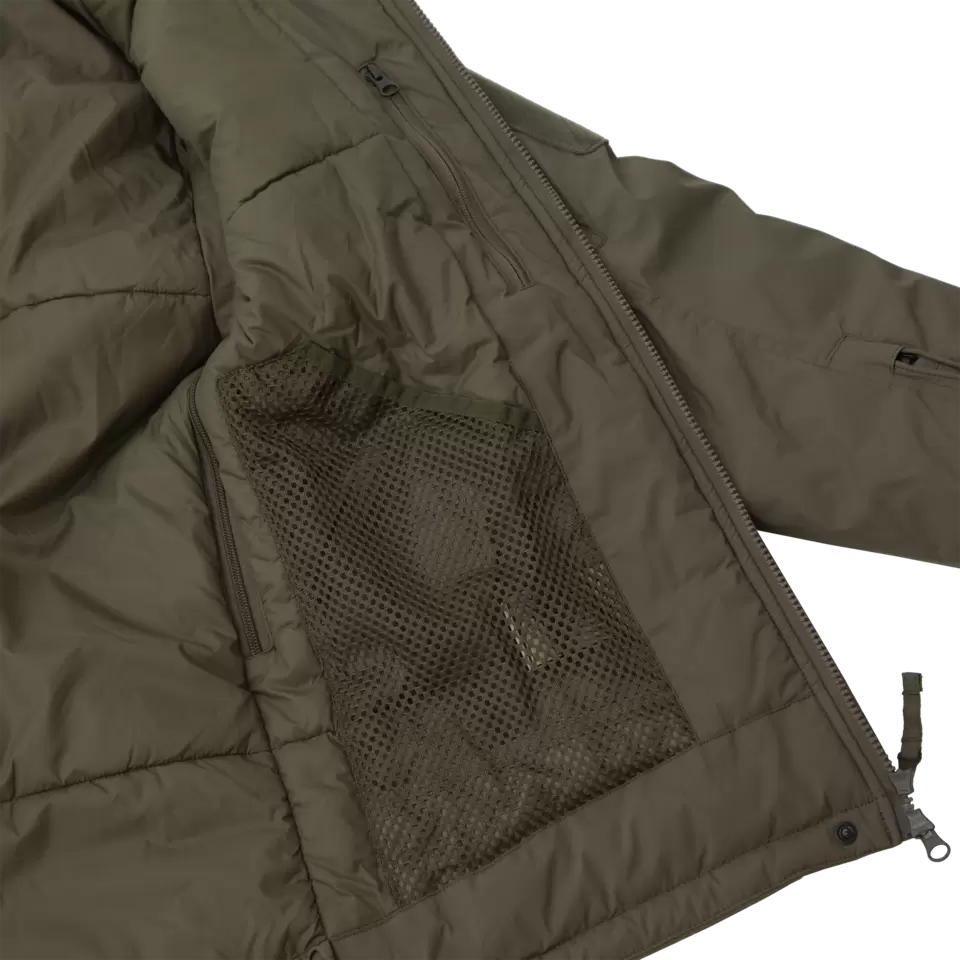 Parka Carinthia HIG 5.0 tissu SOF 2L G-LOFT 145 g/m² jusqu'à -20 °C avec aérations