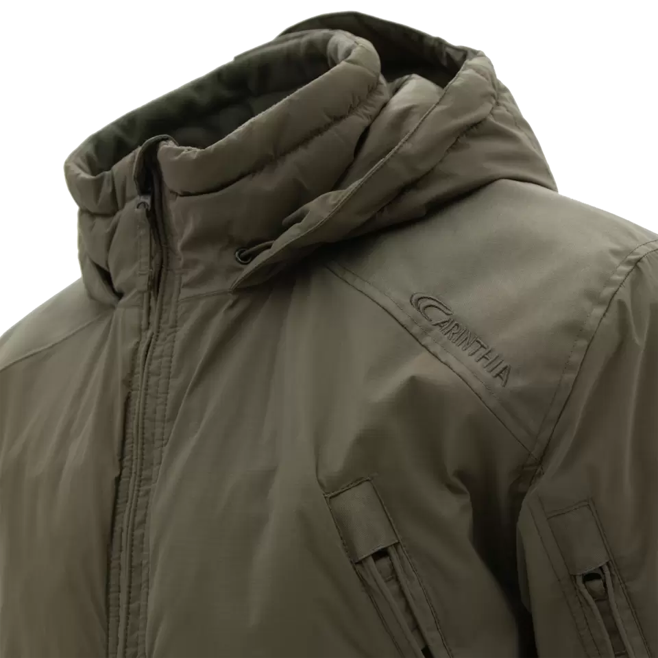 Parka Carinthia MIG 5.0 tissu SOF 2L G-LOFT 125 g/m² jusqu'à -15 °C, accès latéral