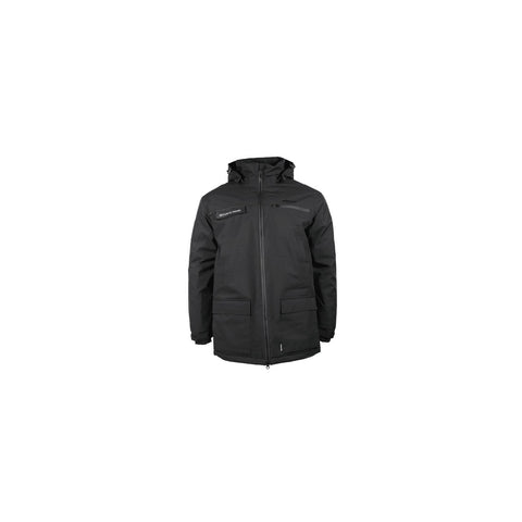 Parka de sécurité privée GK Safetek matelassée imperméable 3000 mm capuche amovible