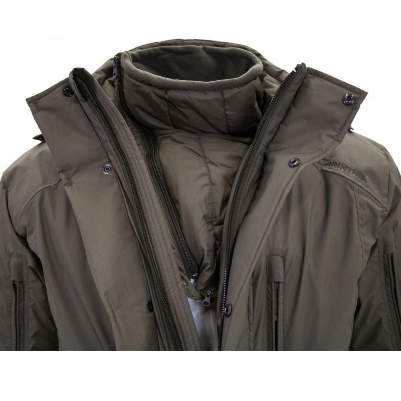 Parka grand froid Carinthia ECIG 4.0 G-LOFT 220/145 g/m², au-delà de -30 °C, capuche 3 réglages