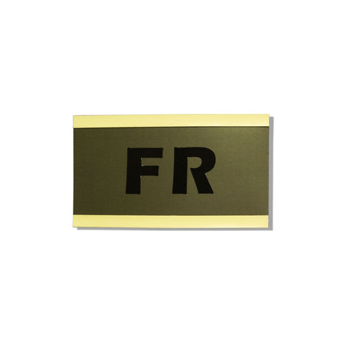 Patch d'identification Cyalume CID FPLC 9 x 5 cm thermique et photoluminescent