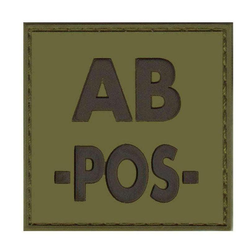 Patch groupe sanguin basse visibilité PVC