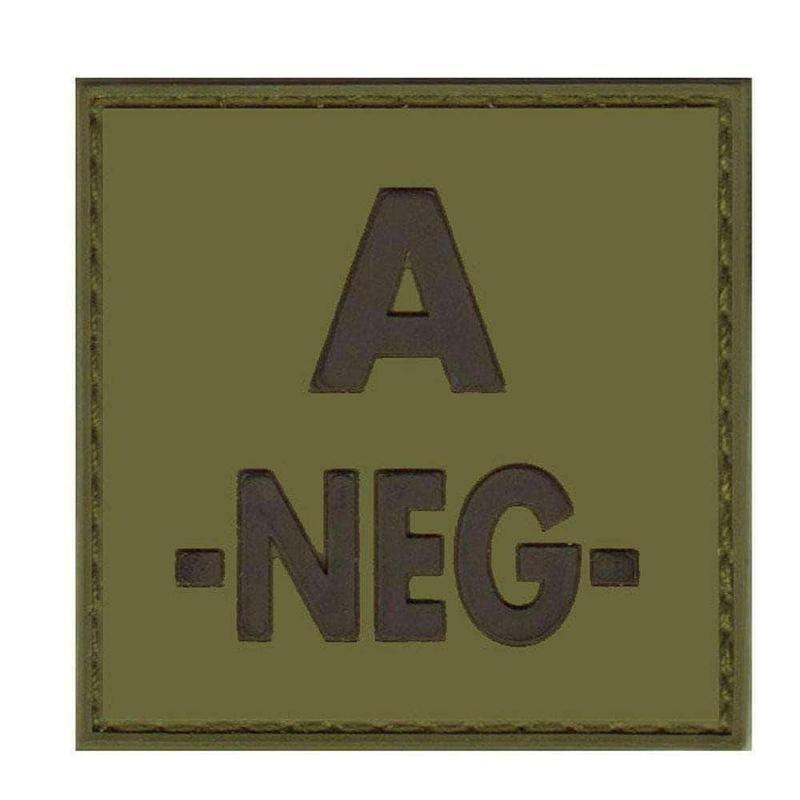 Patch groupe sanguin basse visibilité PVC