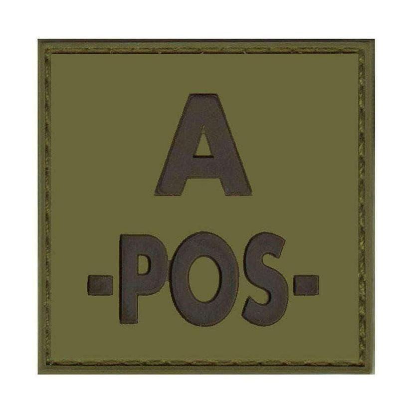 Patch groupe sanguin basse visibilité PVC