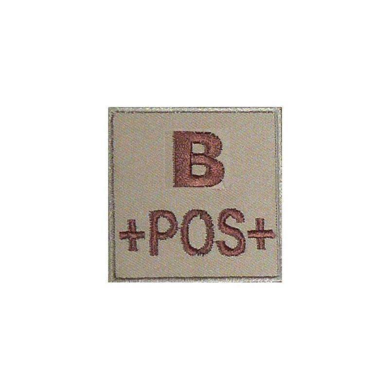 Patch groupe sanguin basse visibilité PVC