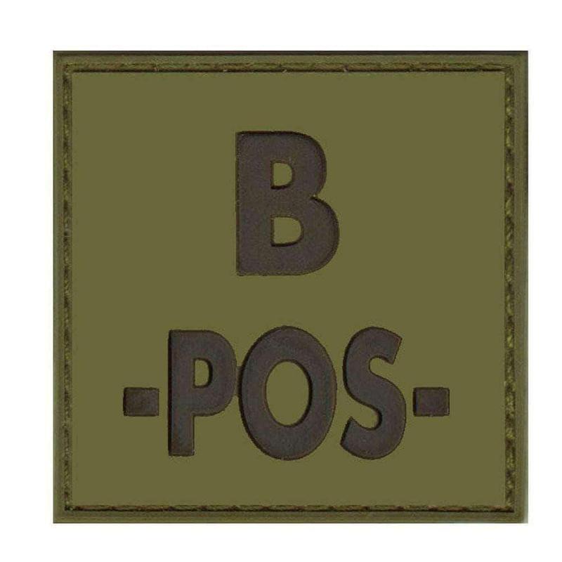 Patch groupe sanguin basse visibilité PVC